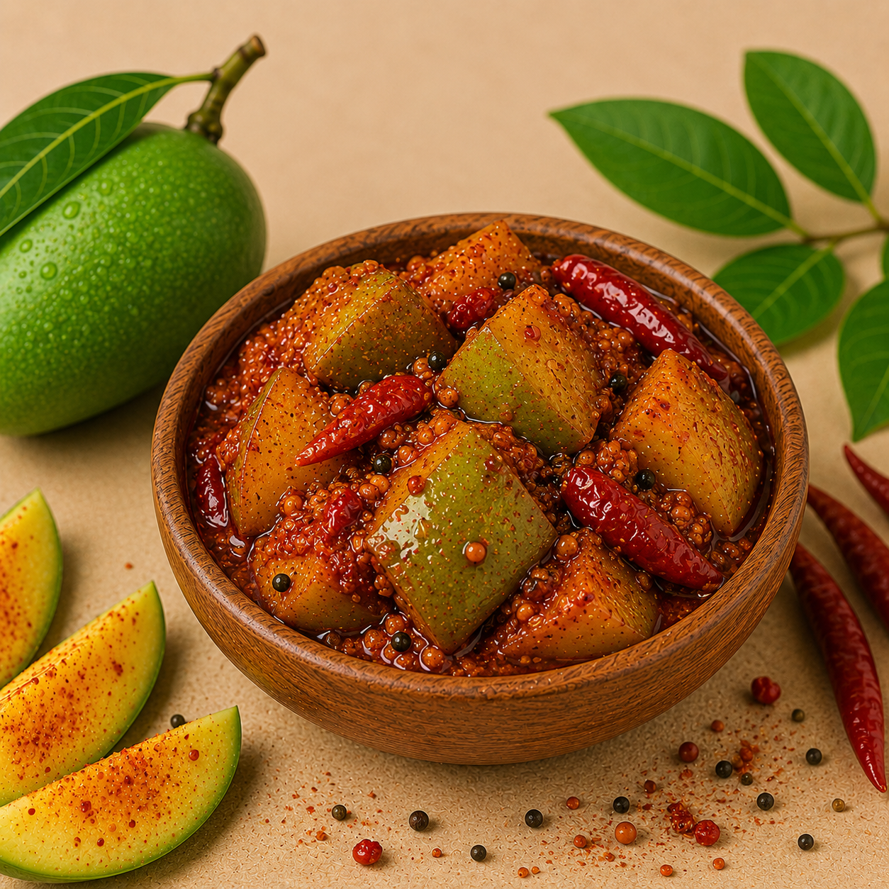 ঝাল আমের আচার | Spicy Mango Pickle