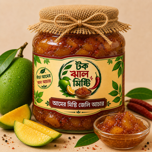 আমের মিষ্টি জেলি আচার  | Mango Sweet Jelly Pickle